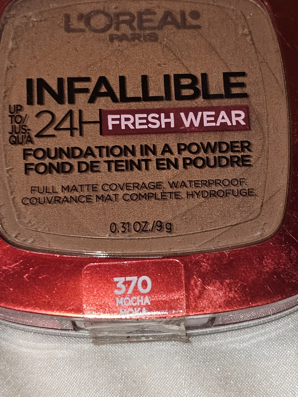 L'Oréal Infallible 24H Fresh Wear Powder Compact (INCLUDES 1 FOUNDATION)